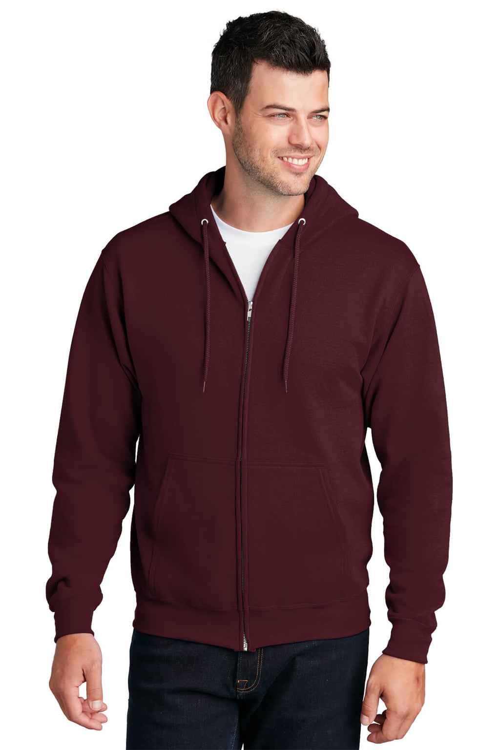 Port & Company Core Fleece Full-Zip Hooded Sweatshirt-4