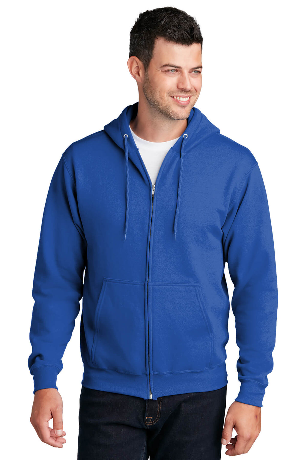 Port & Company Core Fleece Full-Zip Hooded Sweatshirt-2