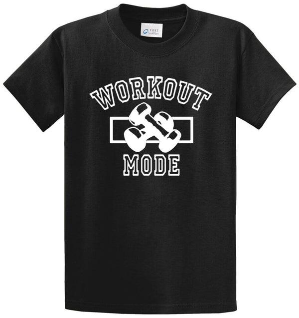 Workout Mode Printed Tee Shirt