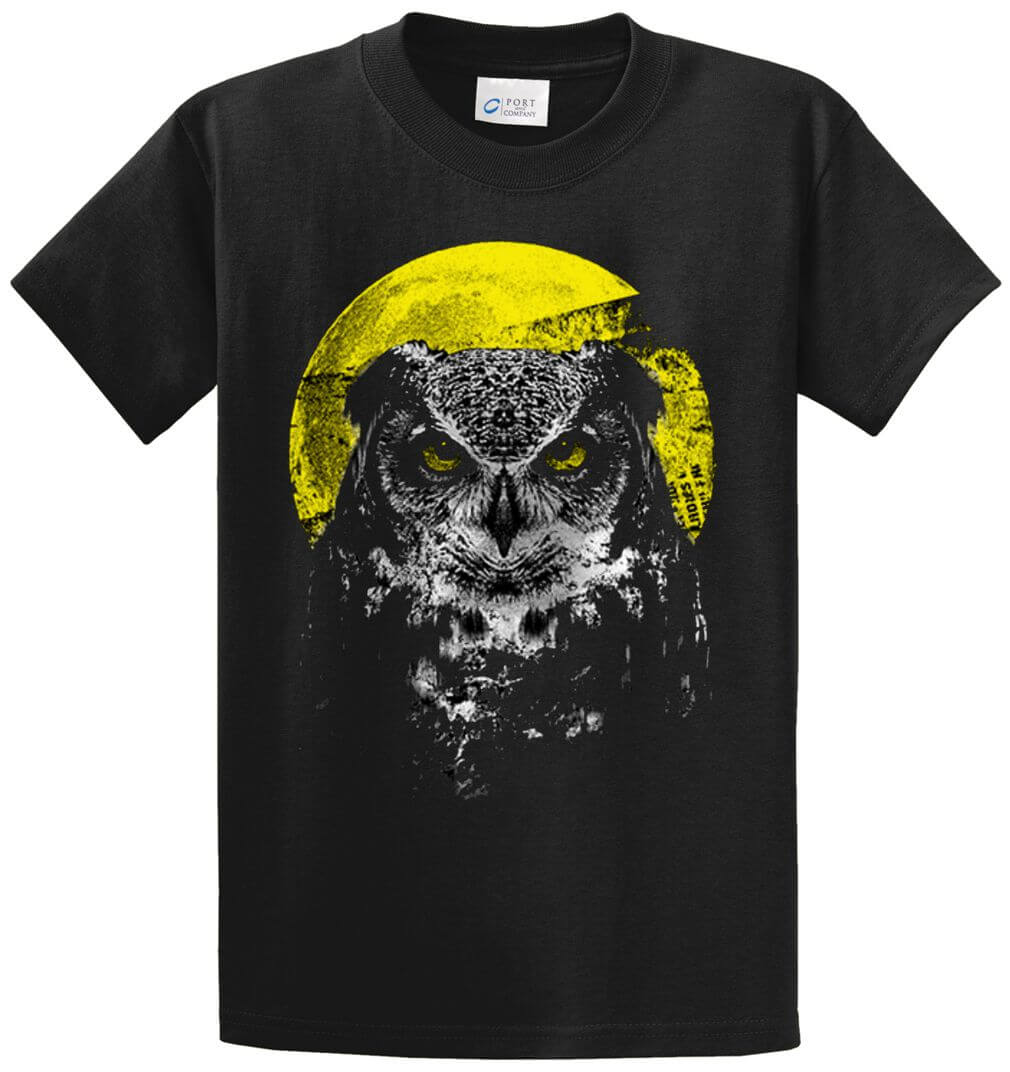 Night Owl Printed Tee Shirt-1