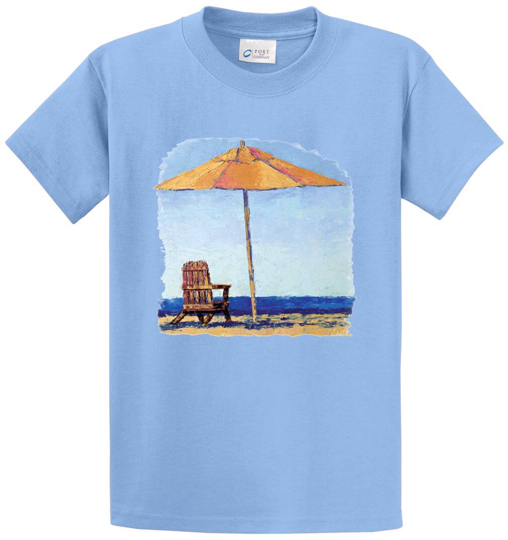 Relaxing Printed Tee Shirt-1