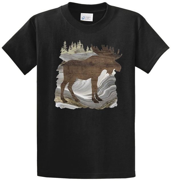 Moose Printed Tee Shirt