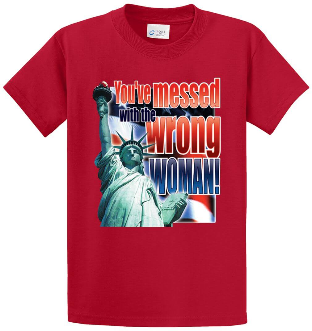 Liberty Wrong Woman Printed Tee Shirt-1