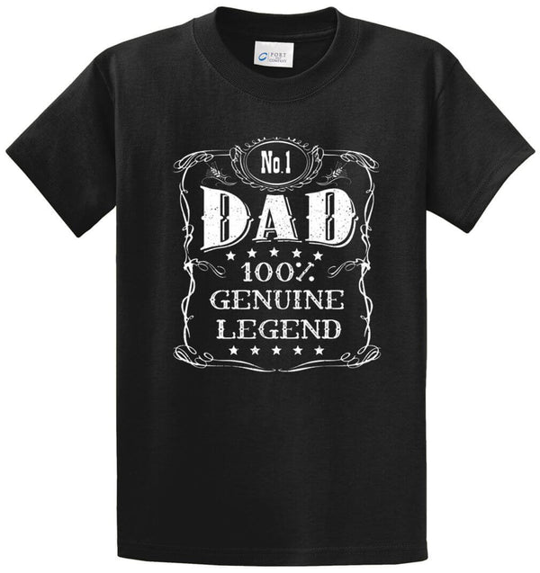 Dad Genuine Legend Printed Tee Shirt