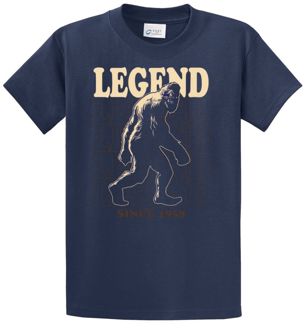 Bigfoot Legend Printed Tee Shirt-1