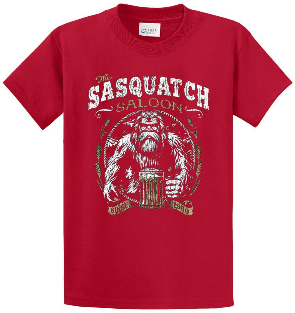 Sasquatch Saloon Printed Tee Shirt-1