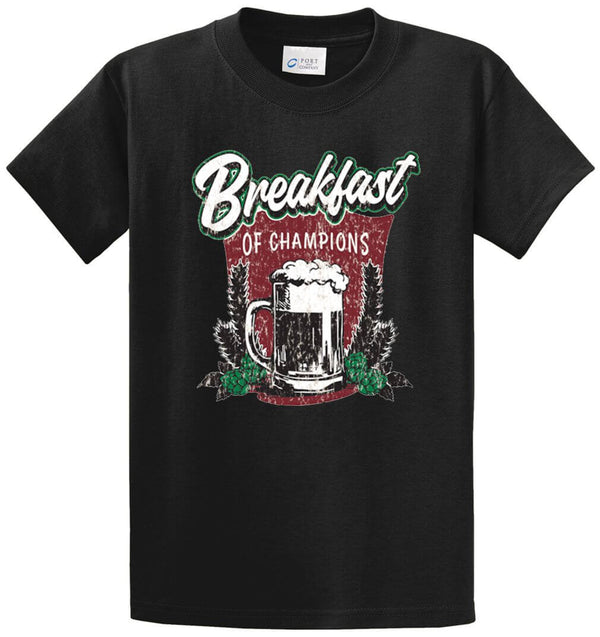 Breakfast Of Champions Printed Tee Shirt