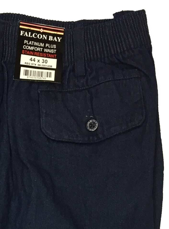 Men's Full Elastic Waist Pants By Falcon Bay